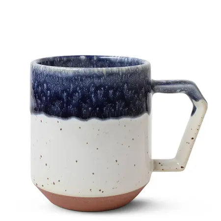 White/Navy Mug