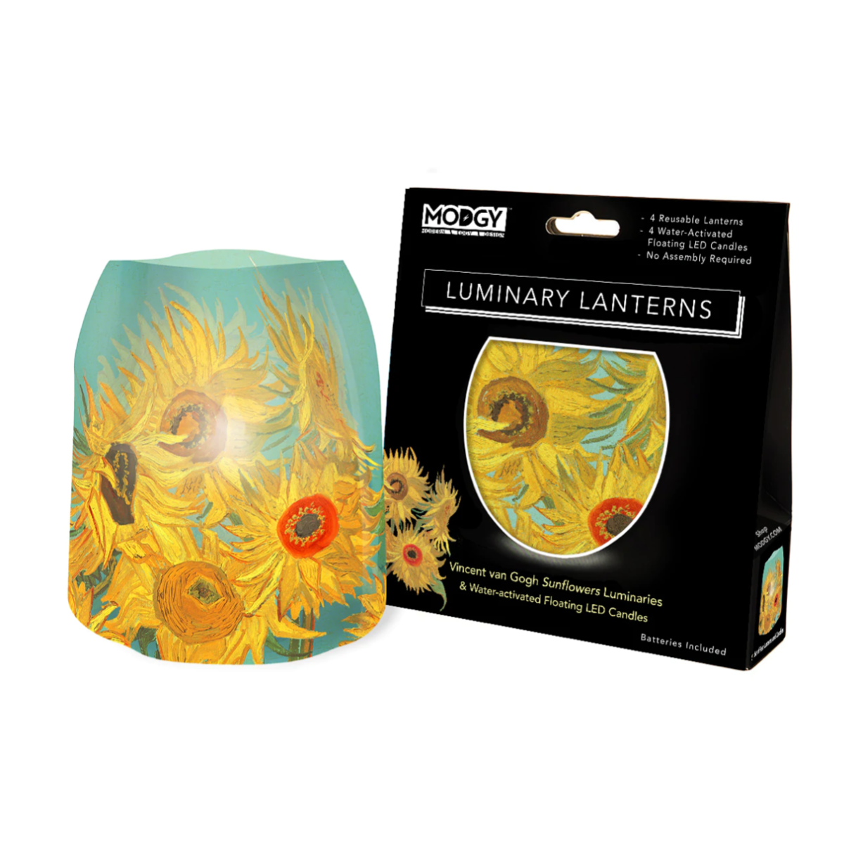 Van Gogh Sunflower Luminaries
