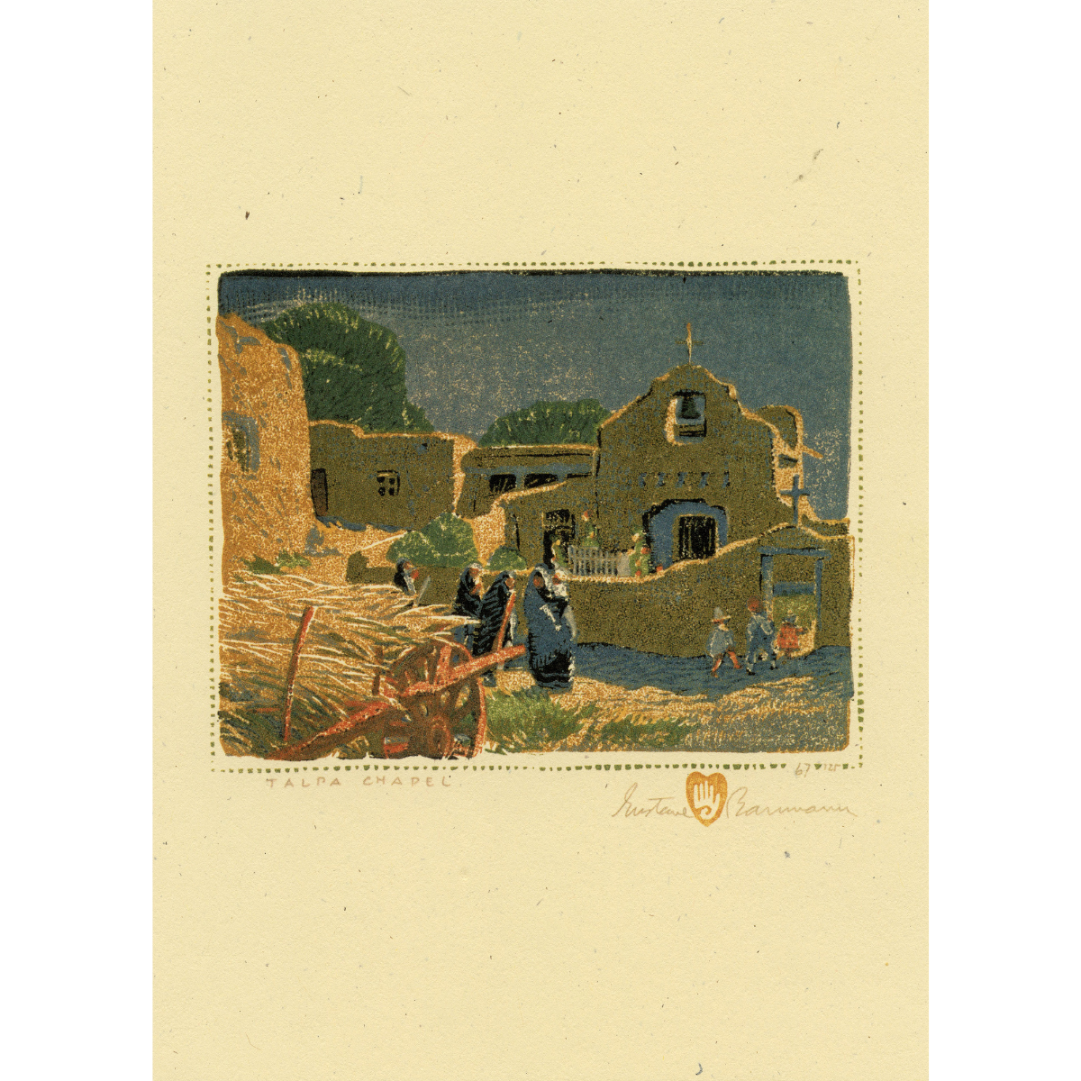 Gustave Baumann New Mexico Religious Card Set