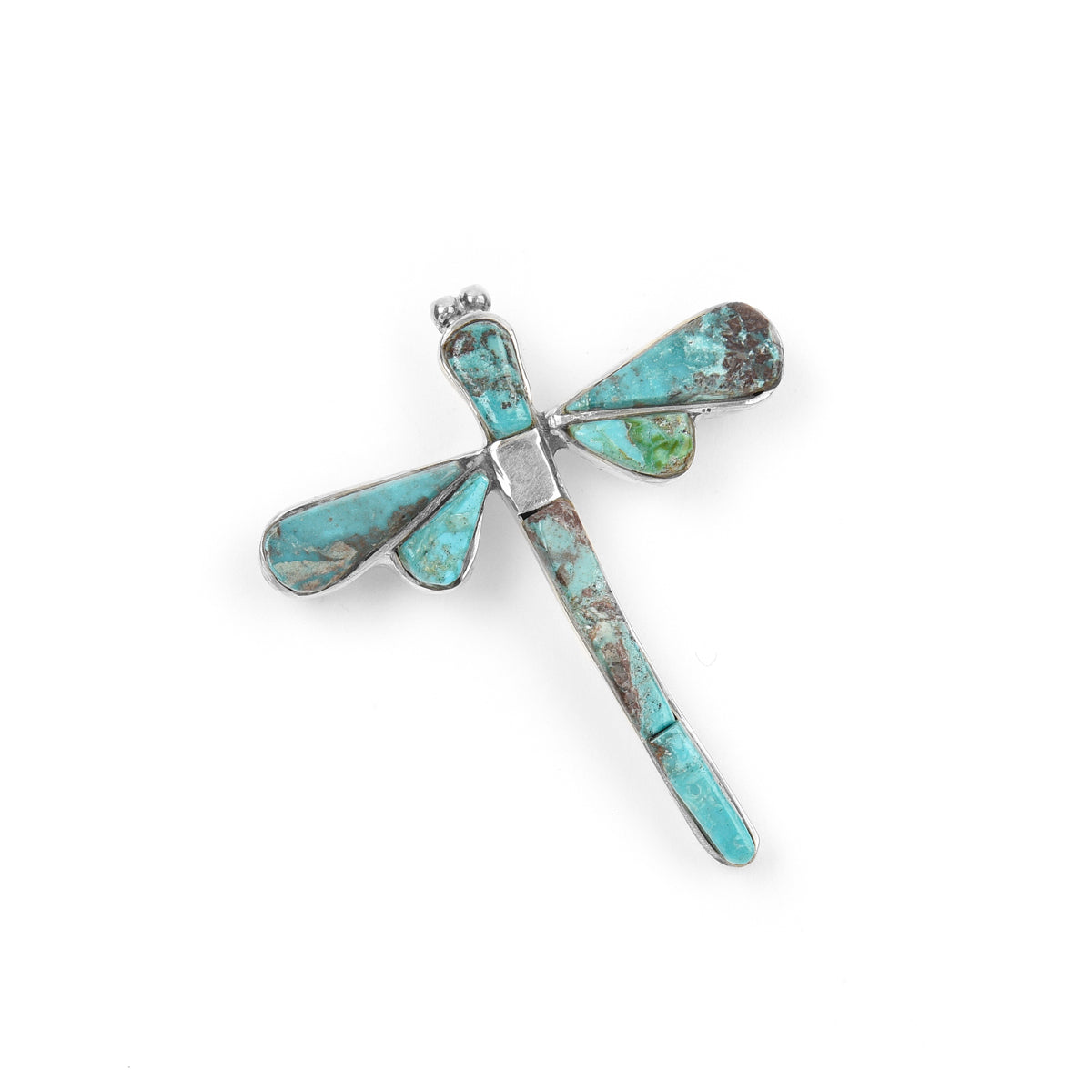 Michael "NaNa Ping" Garcia Turquoise Dragonfly Pin
