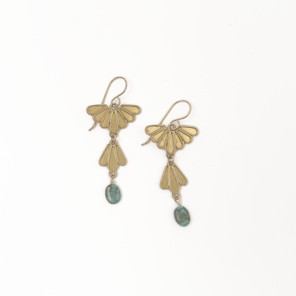 Turquoise Mariposa Earring Museum Of New Mexico Foundation Shops 4539