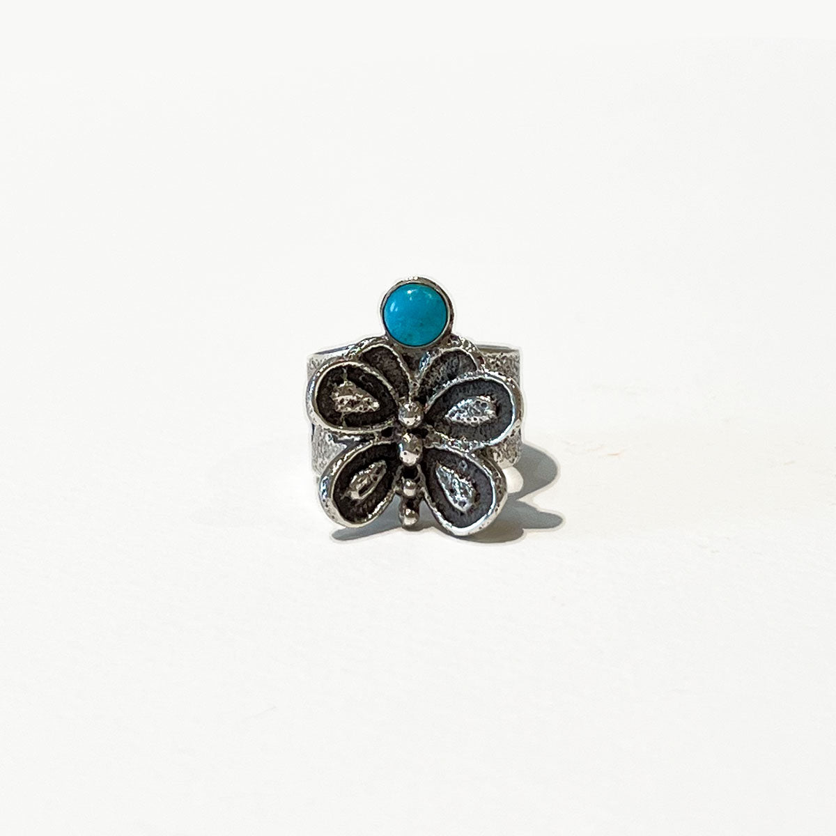 Cordell Pajarito Turquoise Butterfly Ring