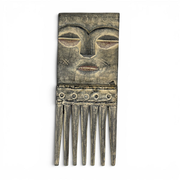 Ashanti Wood Wisdom Comb - Museum of New Mexico Foundation Shops