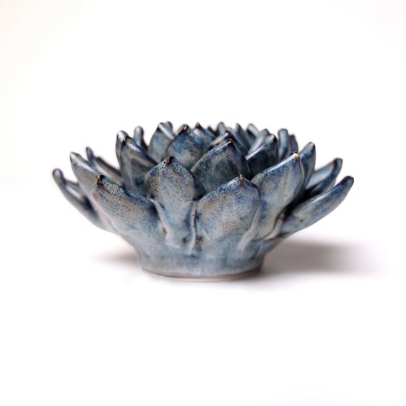 Ceramic Large Blue Grey Succulent