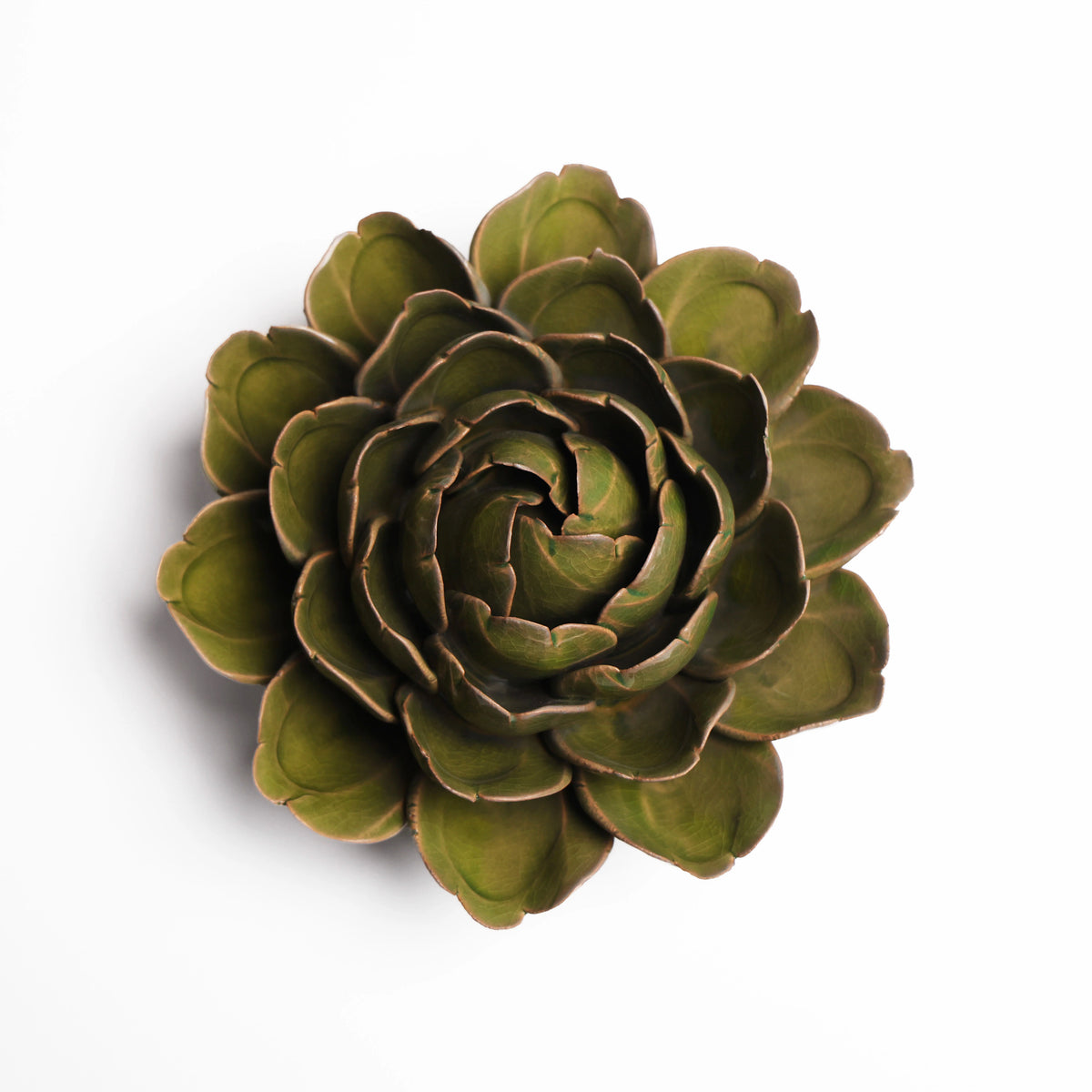 Ceramic Green Flower