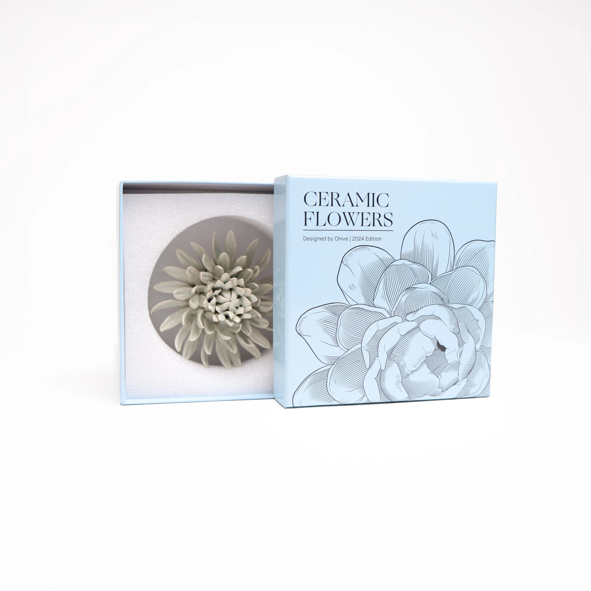 Ceramic Mint Flower