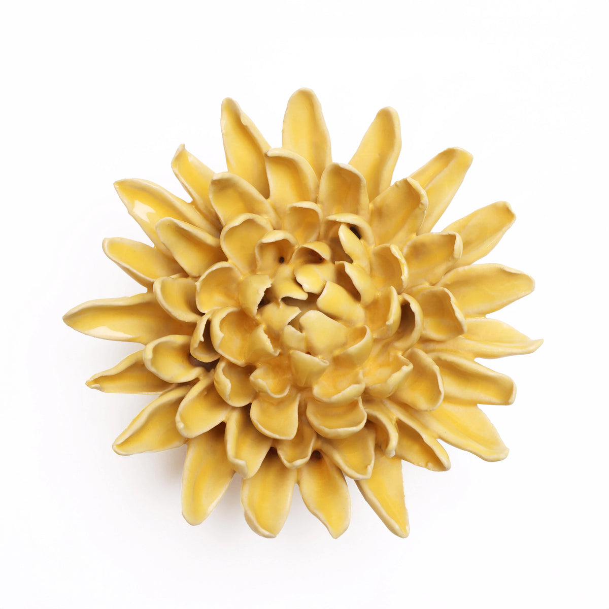 Ceramic Yellow Chrysanthemum