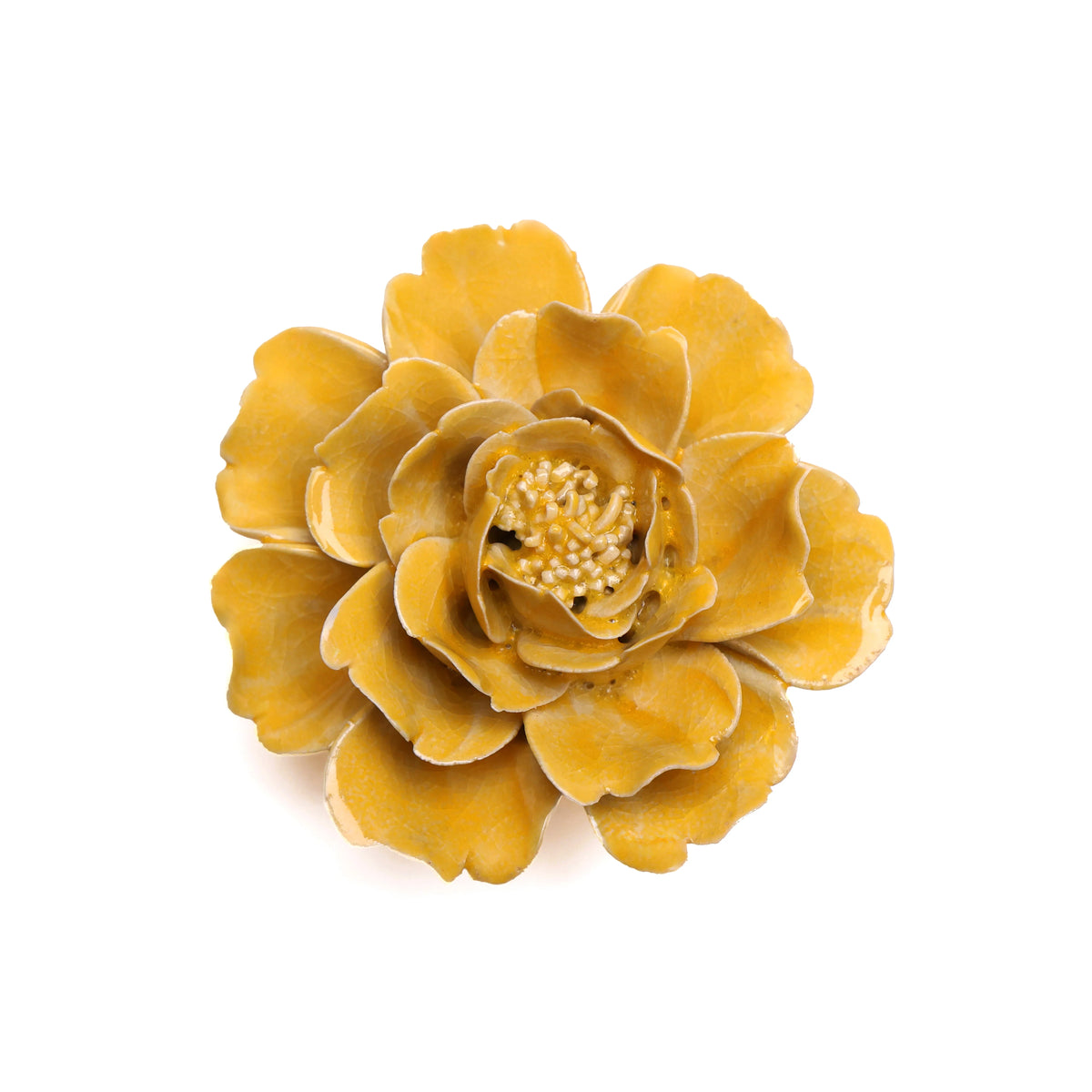 Ceramic Yellow Rose