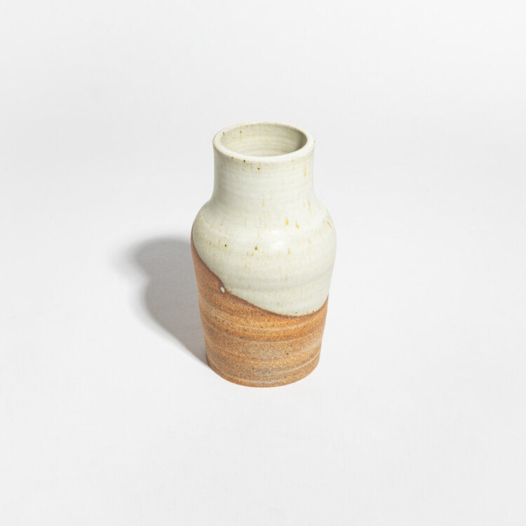 Stoneware &amp; Porcelain Sake Carafe / Tall Vase