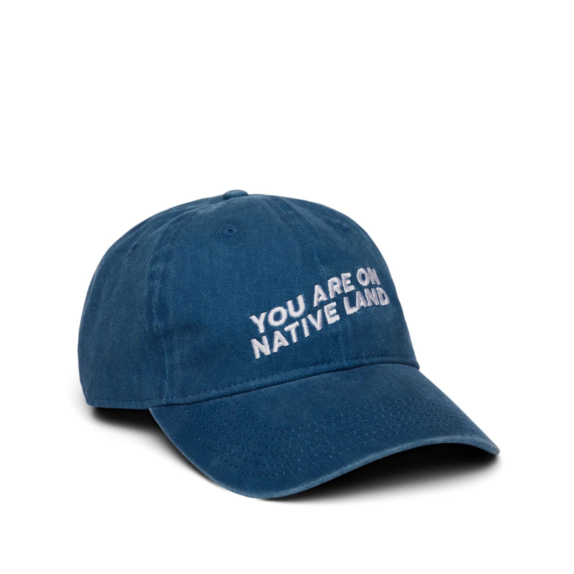 "You Are On Native Land" Blue Cap