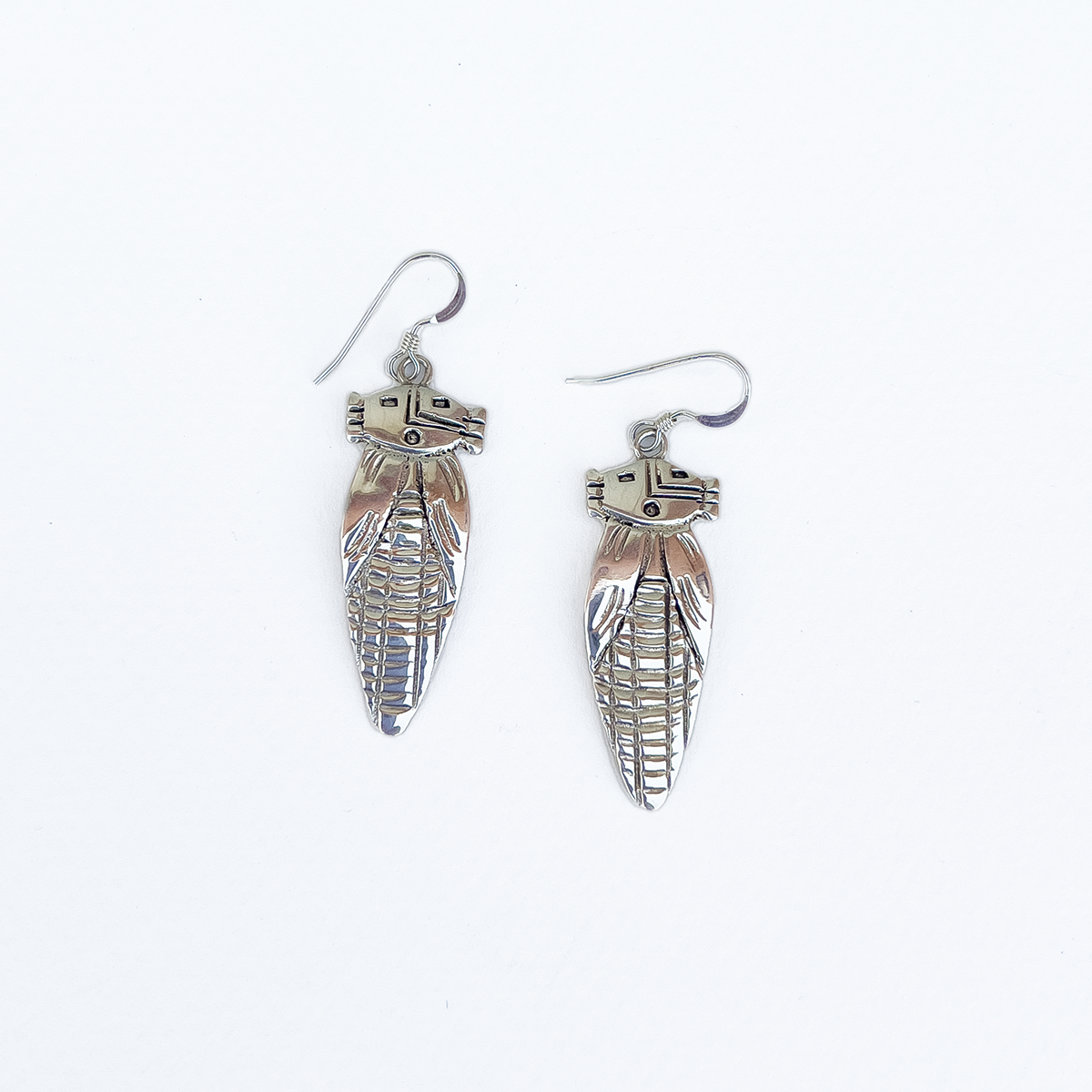 Sterling Silver Corn Maiden Earrings