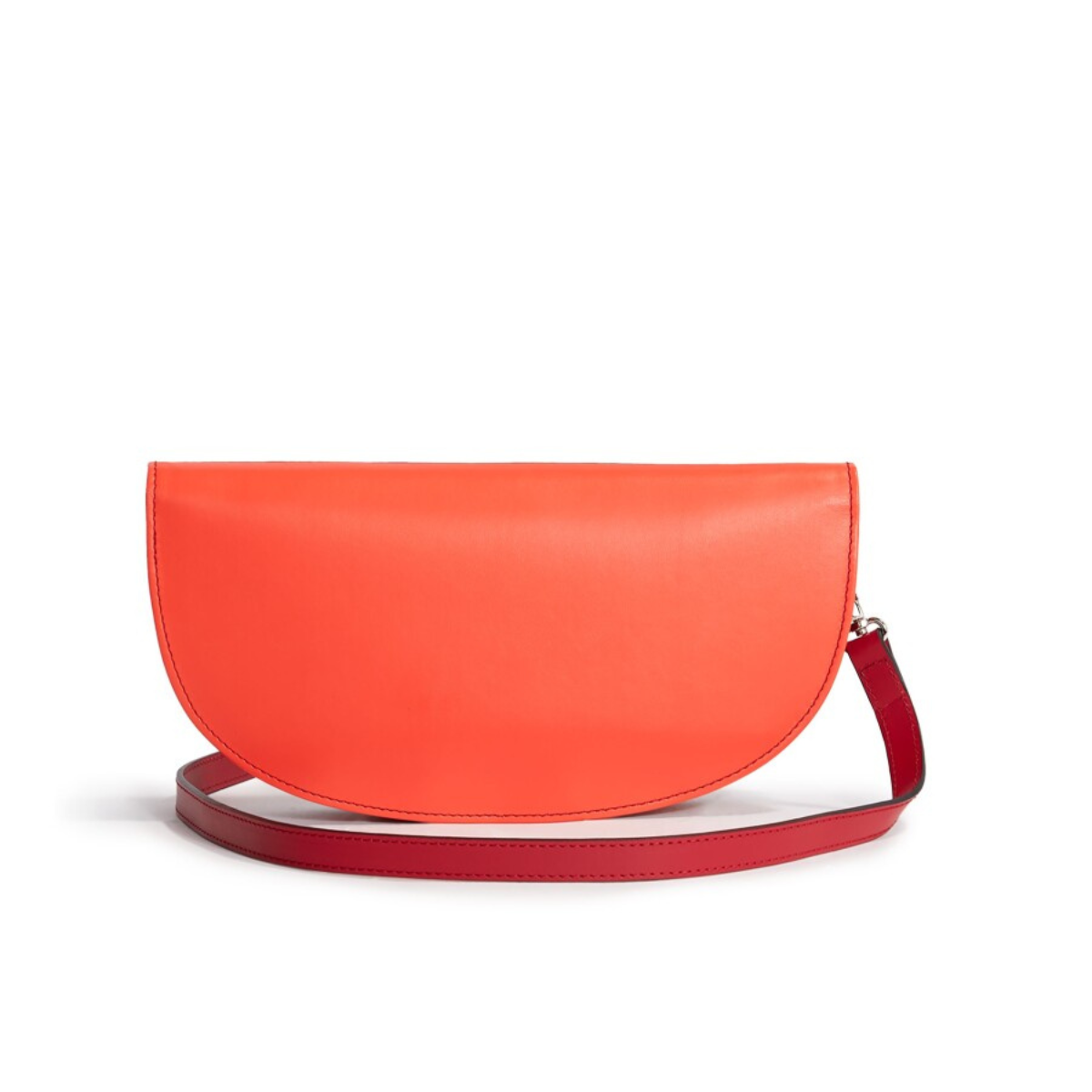 Mezza Luna Handbag in Orange