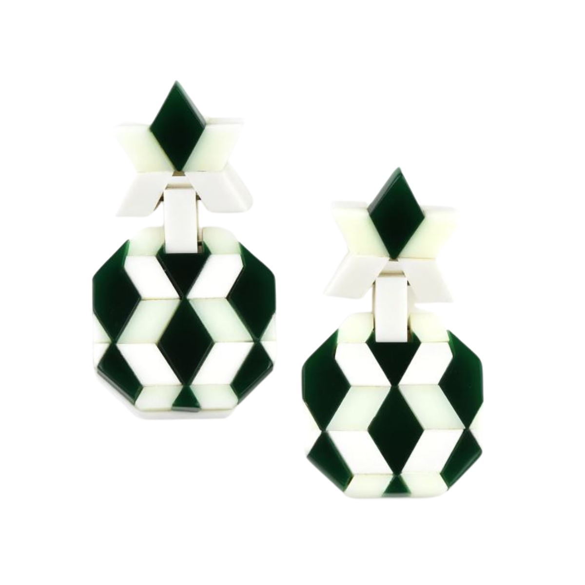 Ideal La Flor Dangle Earrings Green