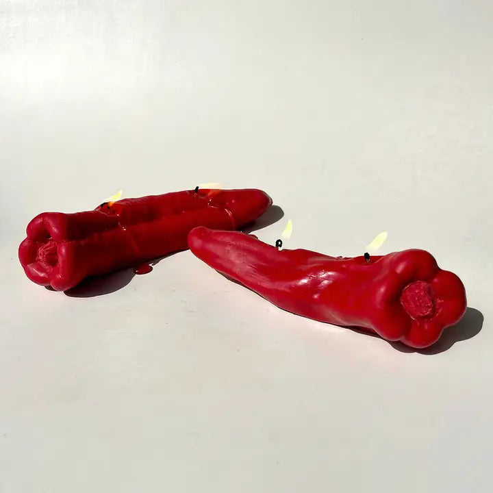 Red Chile Pepper Candle