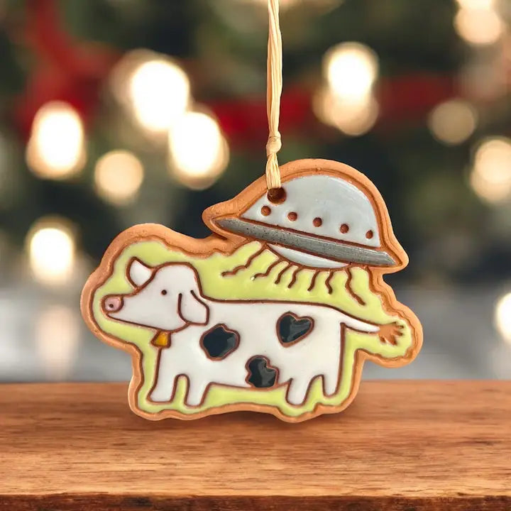 UFO Abducted Ornament