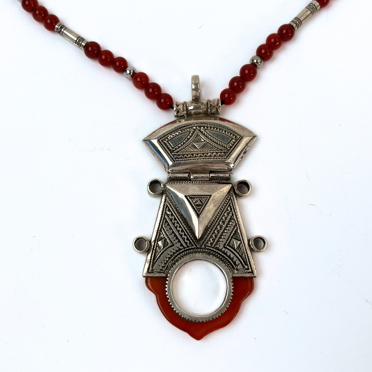 Carnelian Tuareg Necklace