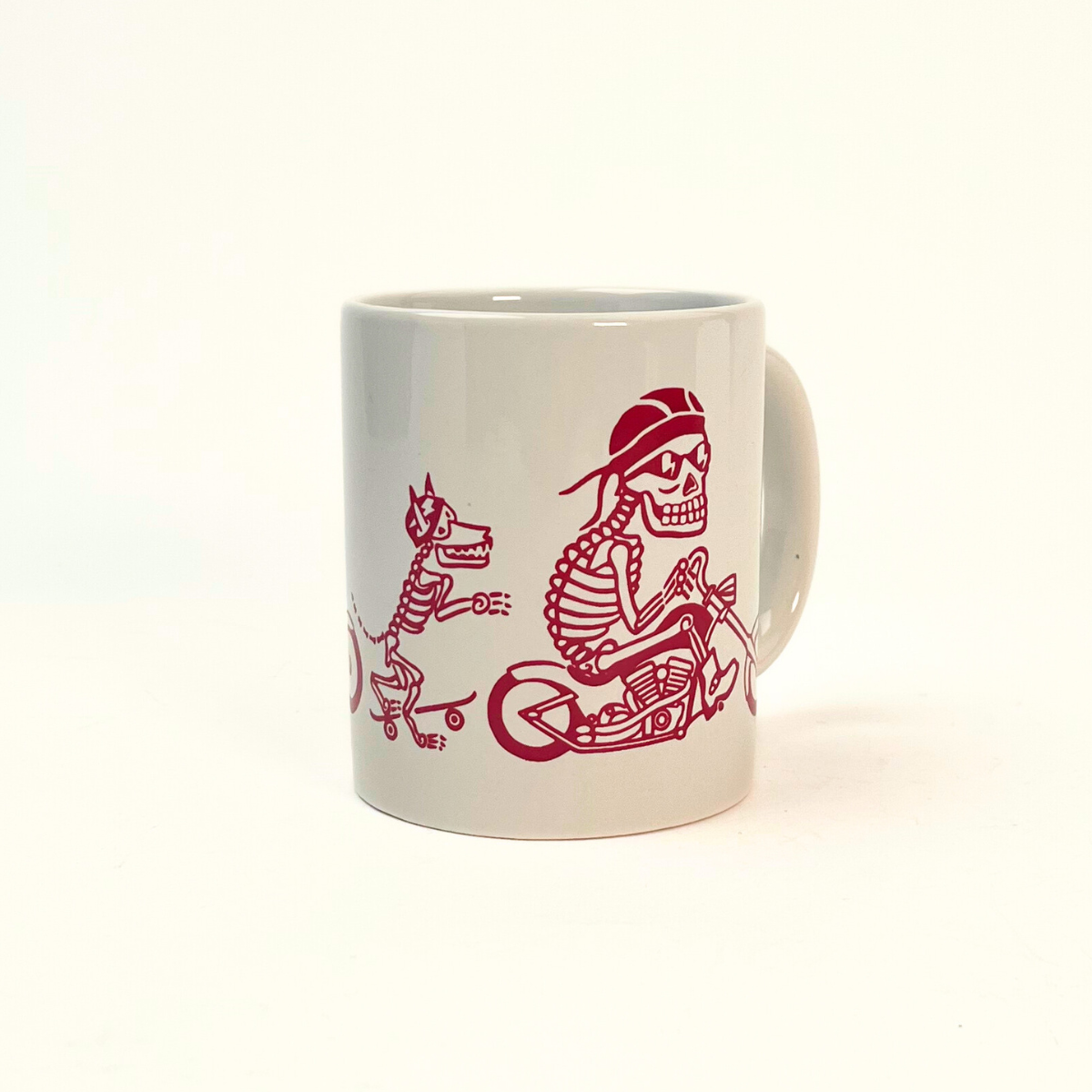 Skeleton Motorcycle Mug