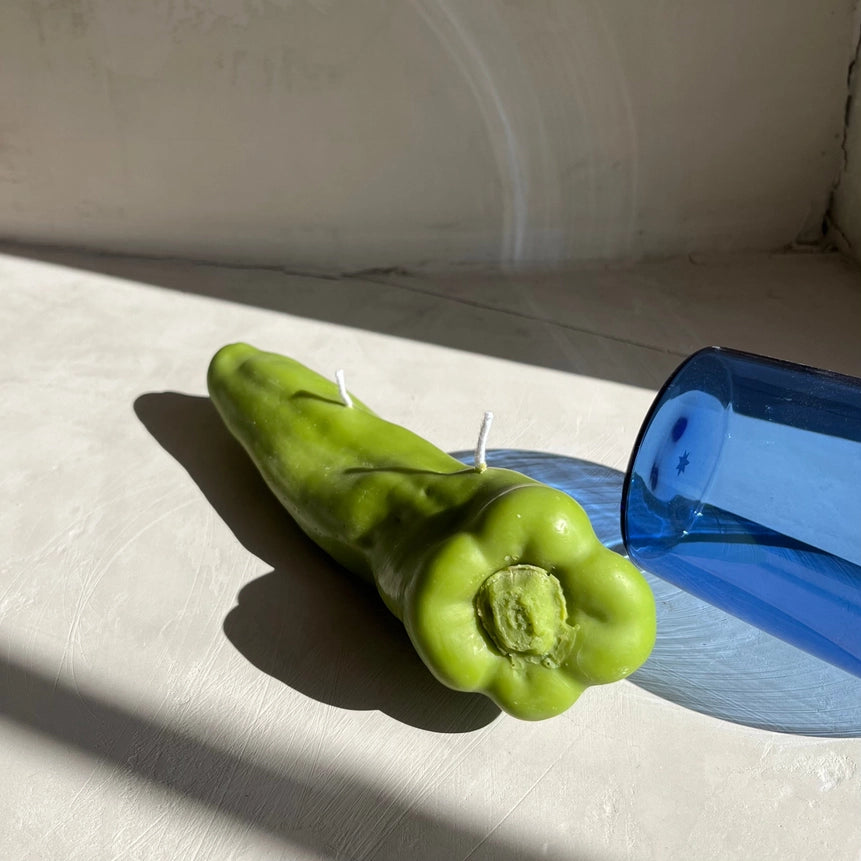 Green Chile Pepper Candle