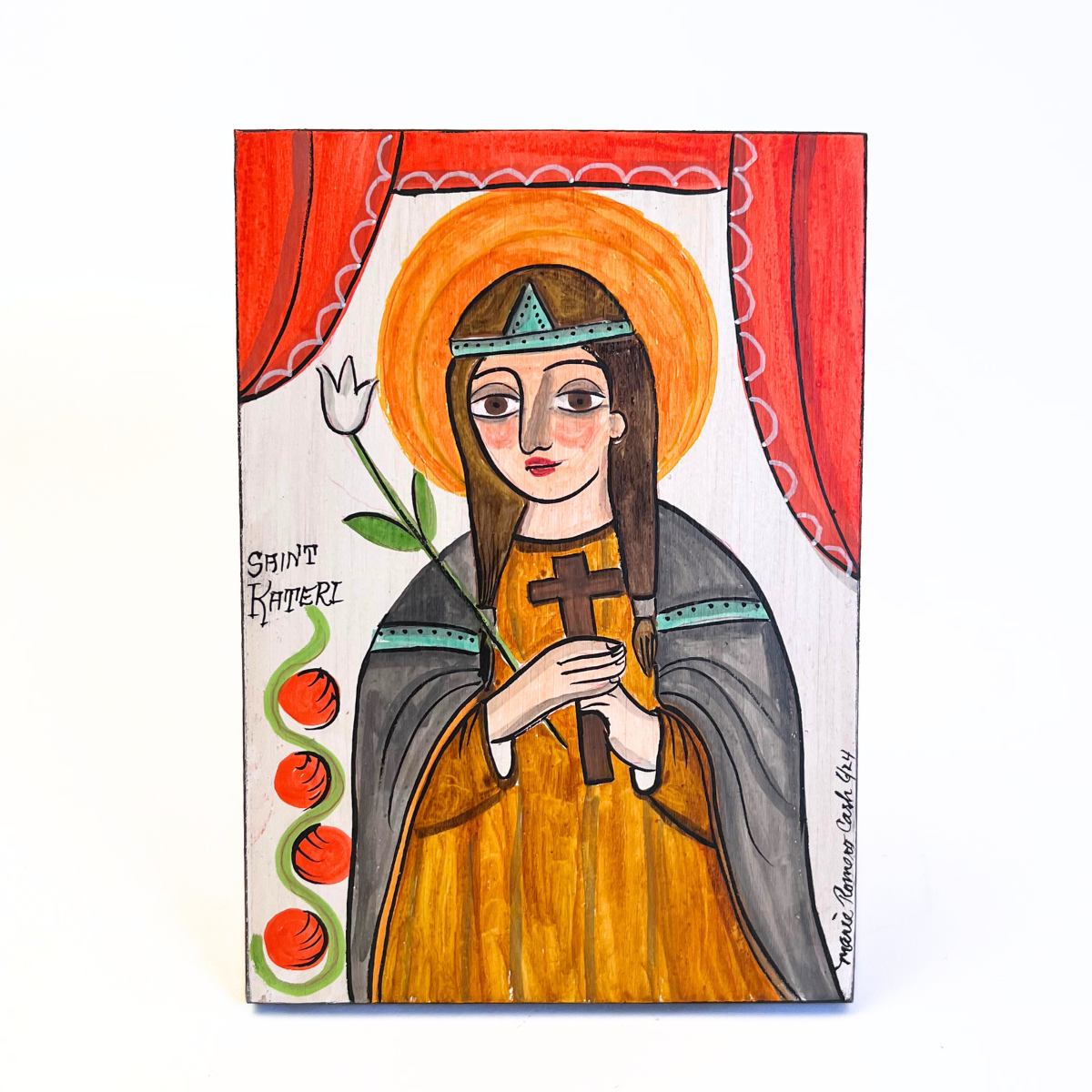 Marie Romero Cash Kateri Mini Retablo