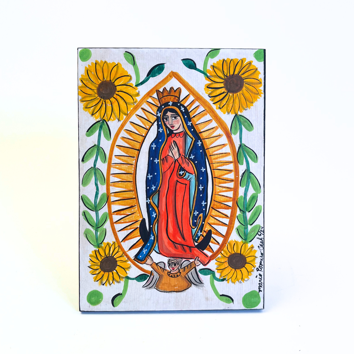 Marie Romero Cash Guadalupe Mini Retablo - Museum of New Mexico Marie Romero Cash Guadalupe Mini Retablo - Museum of New Mexico