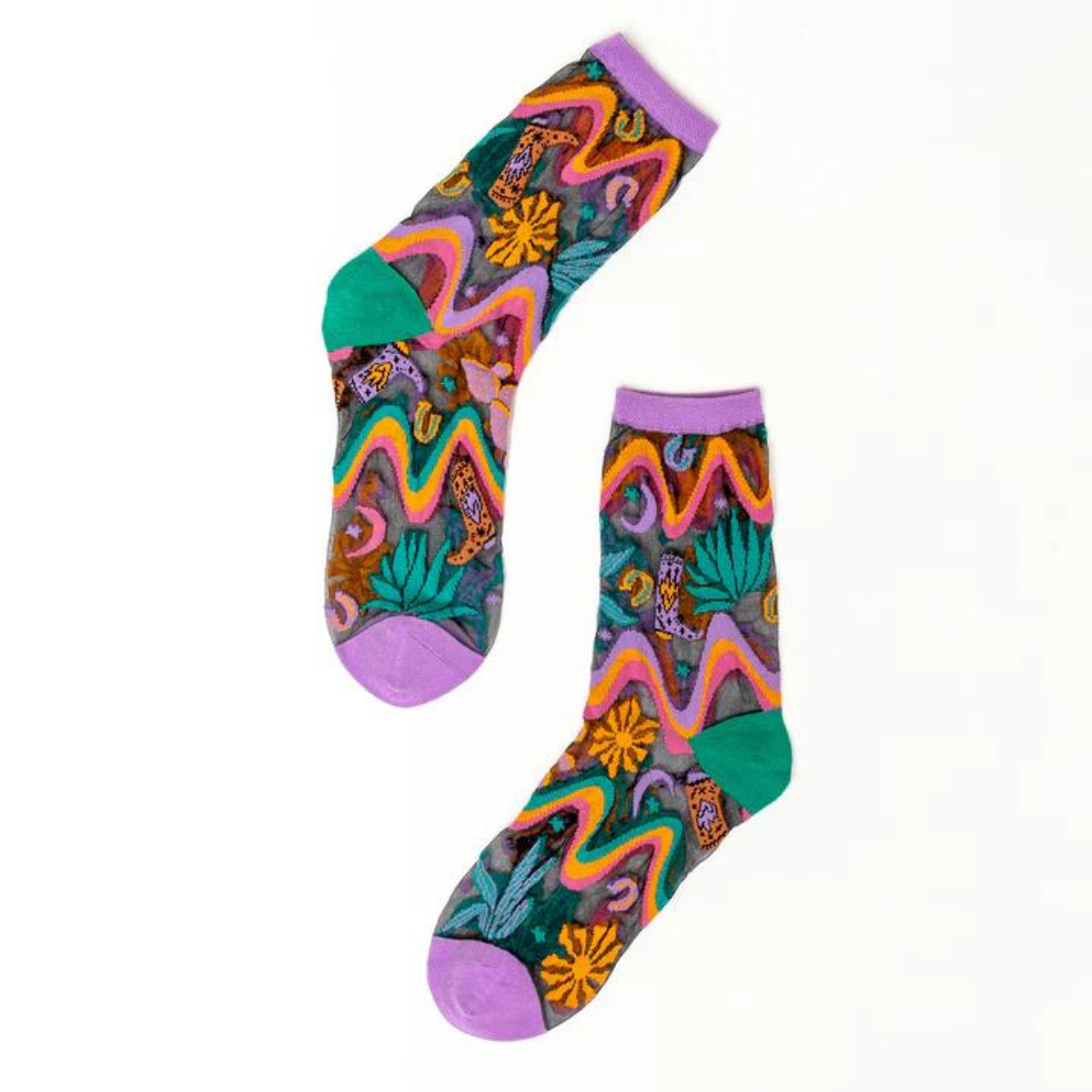 Desert Disco Sheer Socks