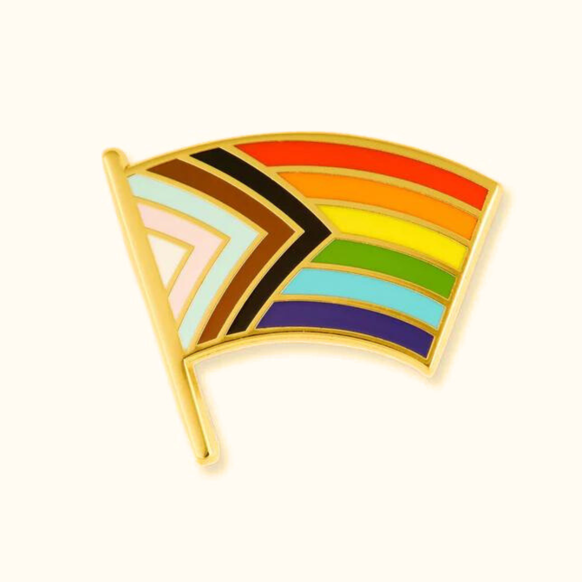 Progress Pride Flag Pin