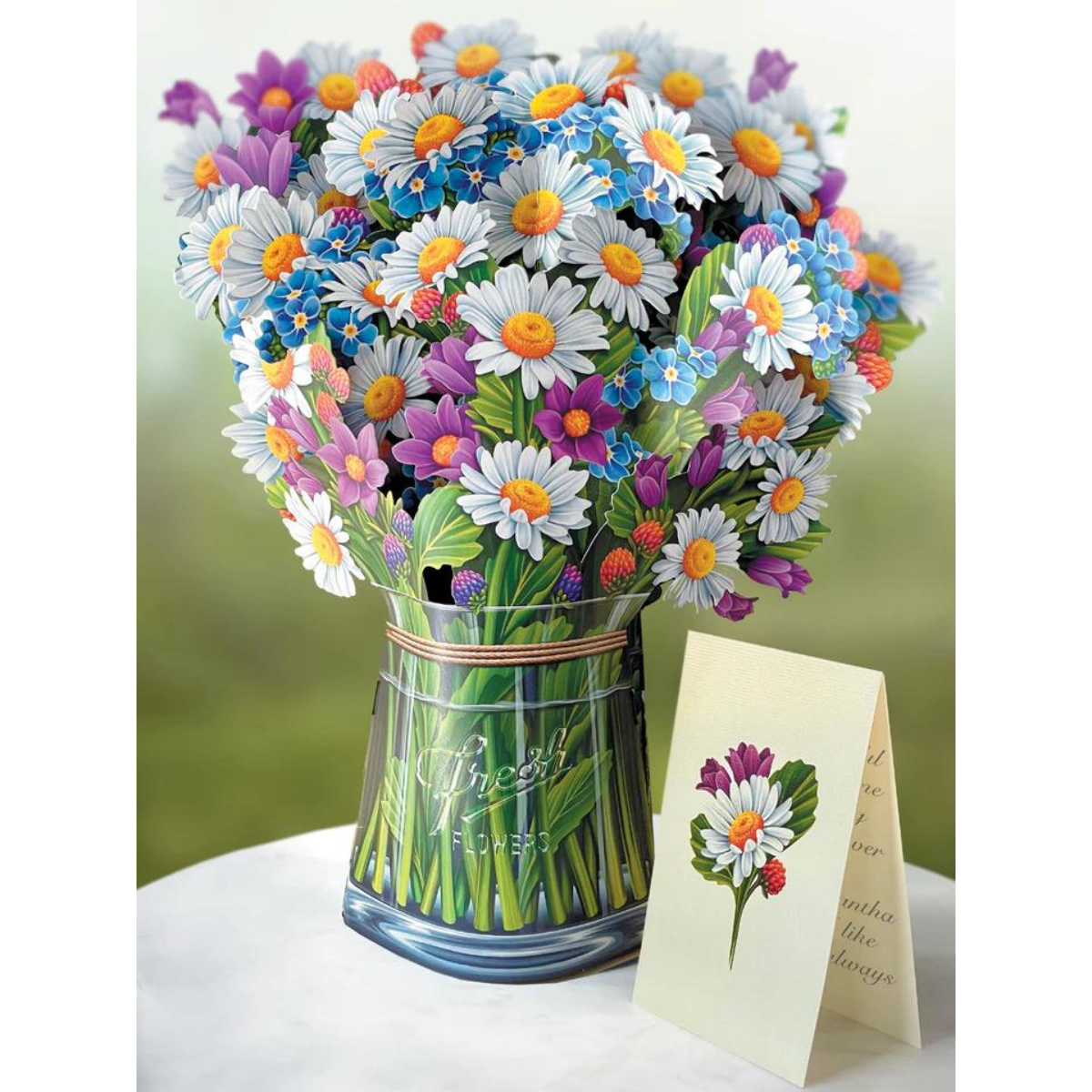 Field of Daisies Pop-up Card