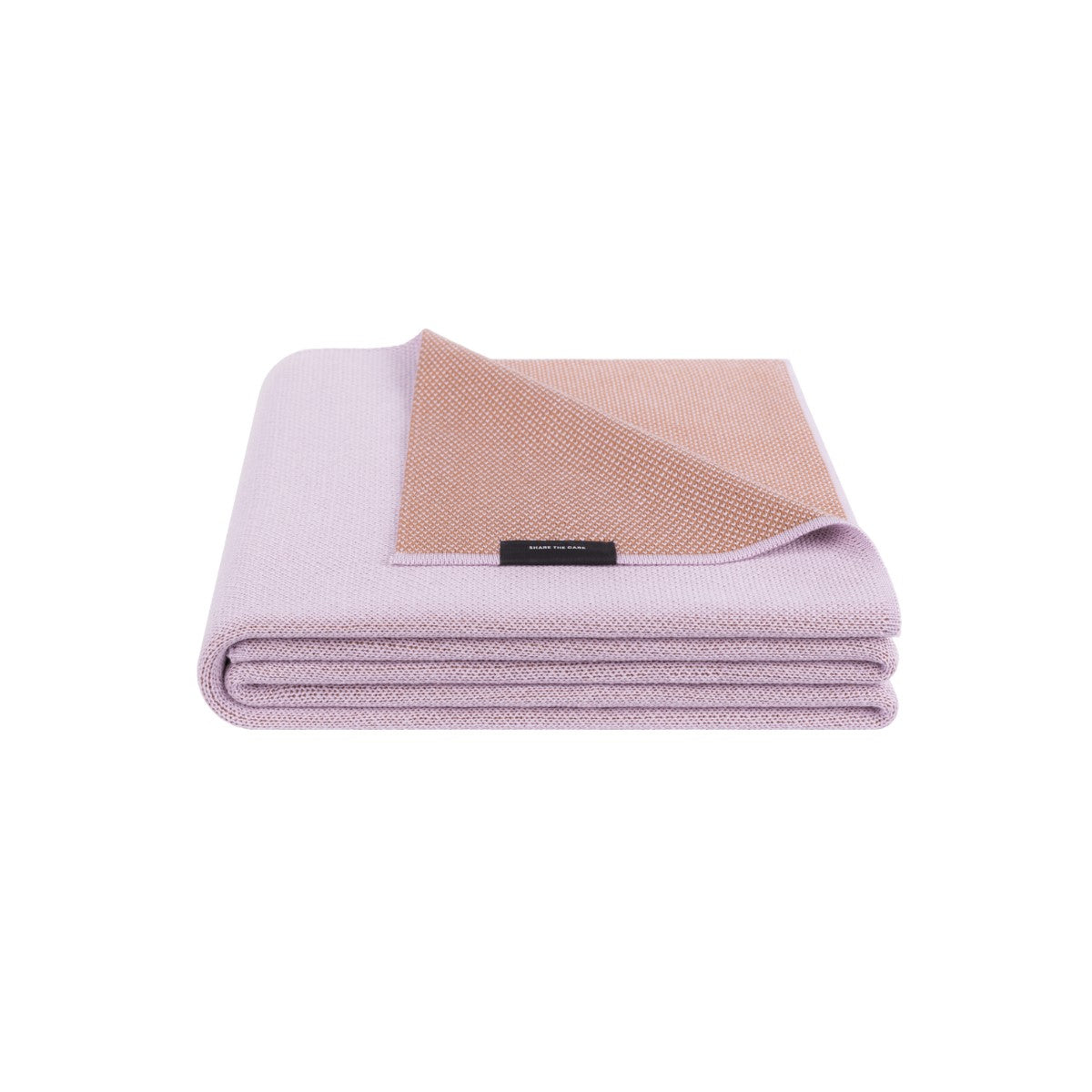 Lilac Brown Throw Blanket