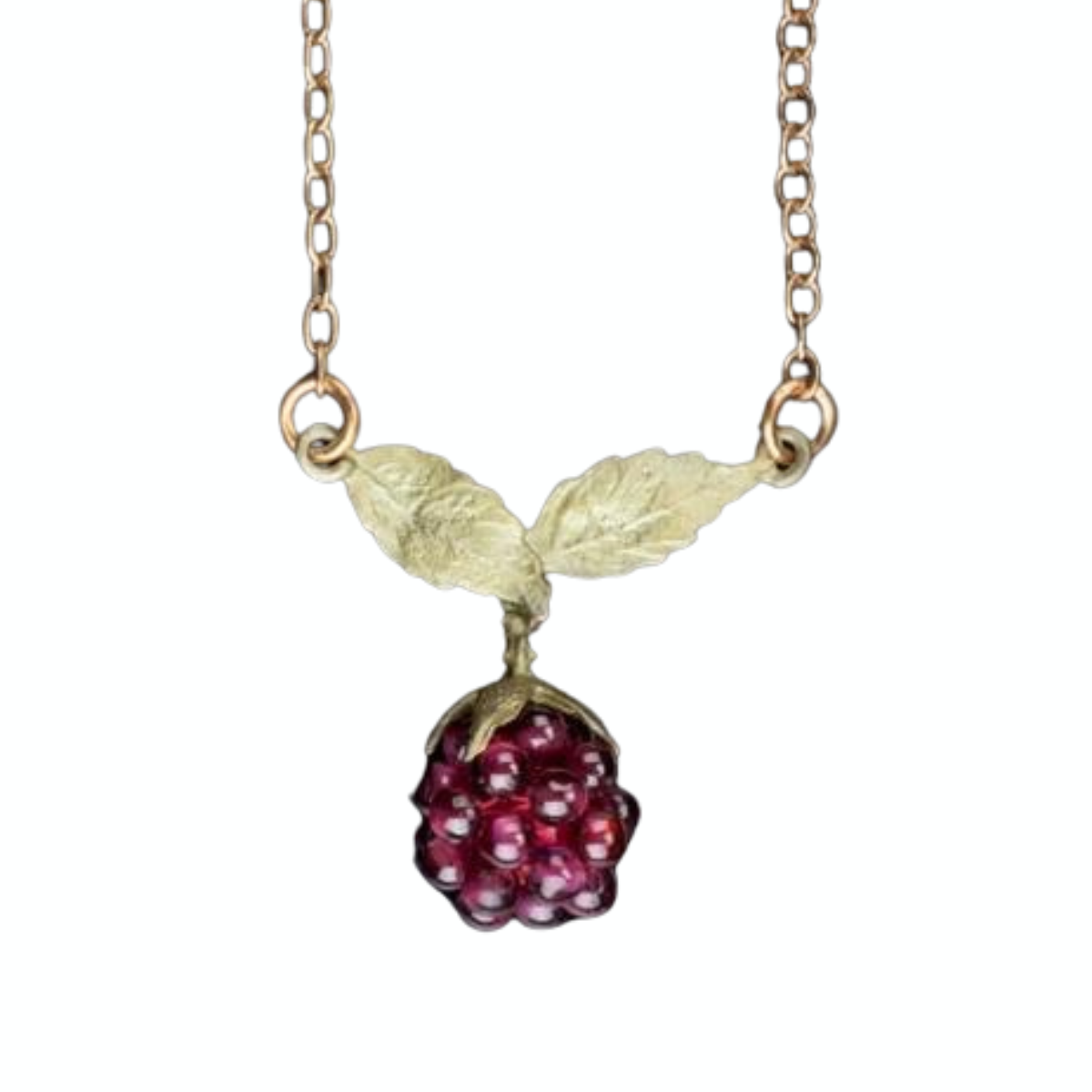 Raspberry Garnet Necklace