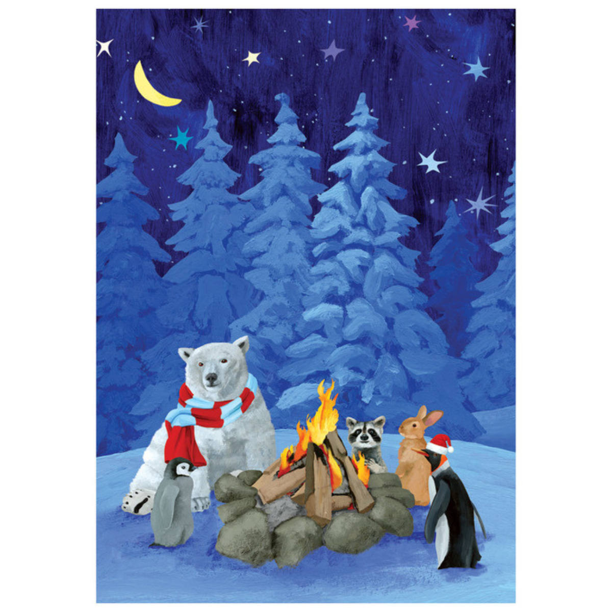 Campfire Critters Boxed Holiday Cards