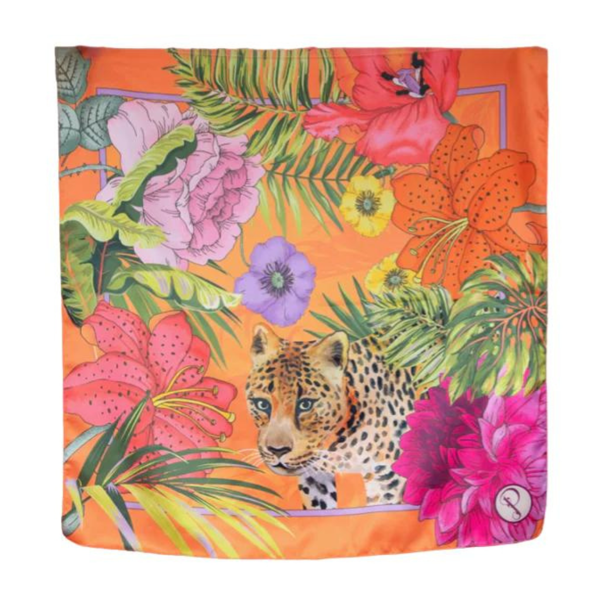 Blooming Jungle Square Scarf