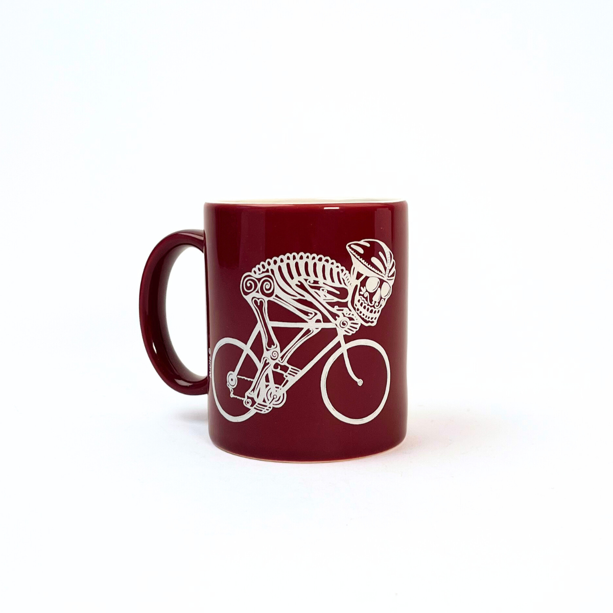 Bike Skeleton Day of the Dead Mug