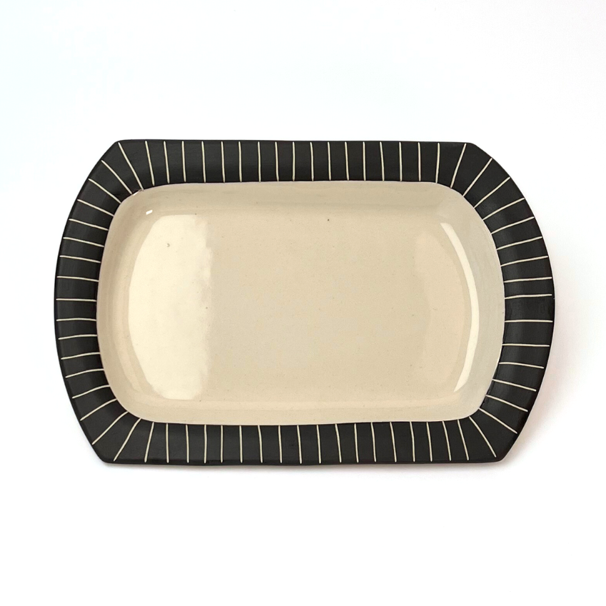 Jessica Wertz Stripe Platter