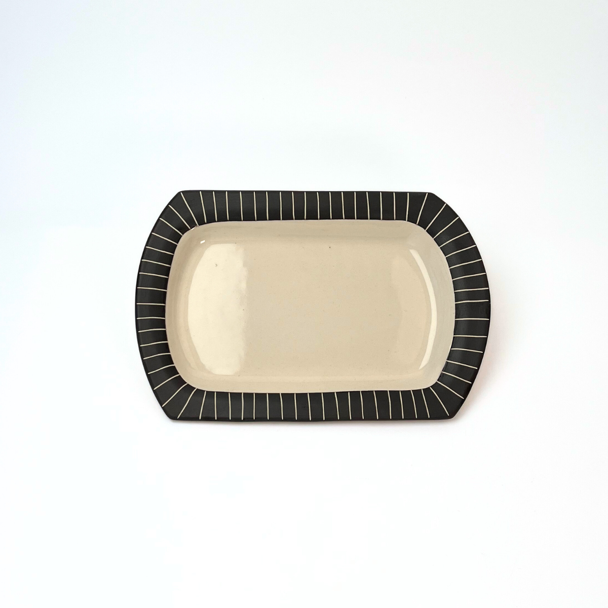 Jessica Wertz Stripe Platter