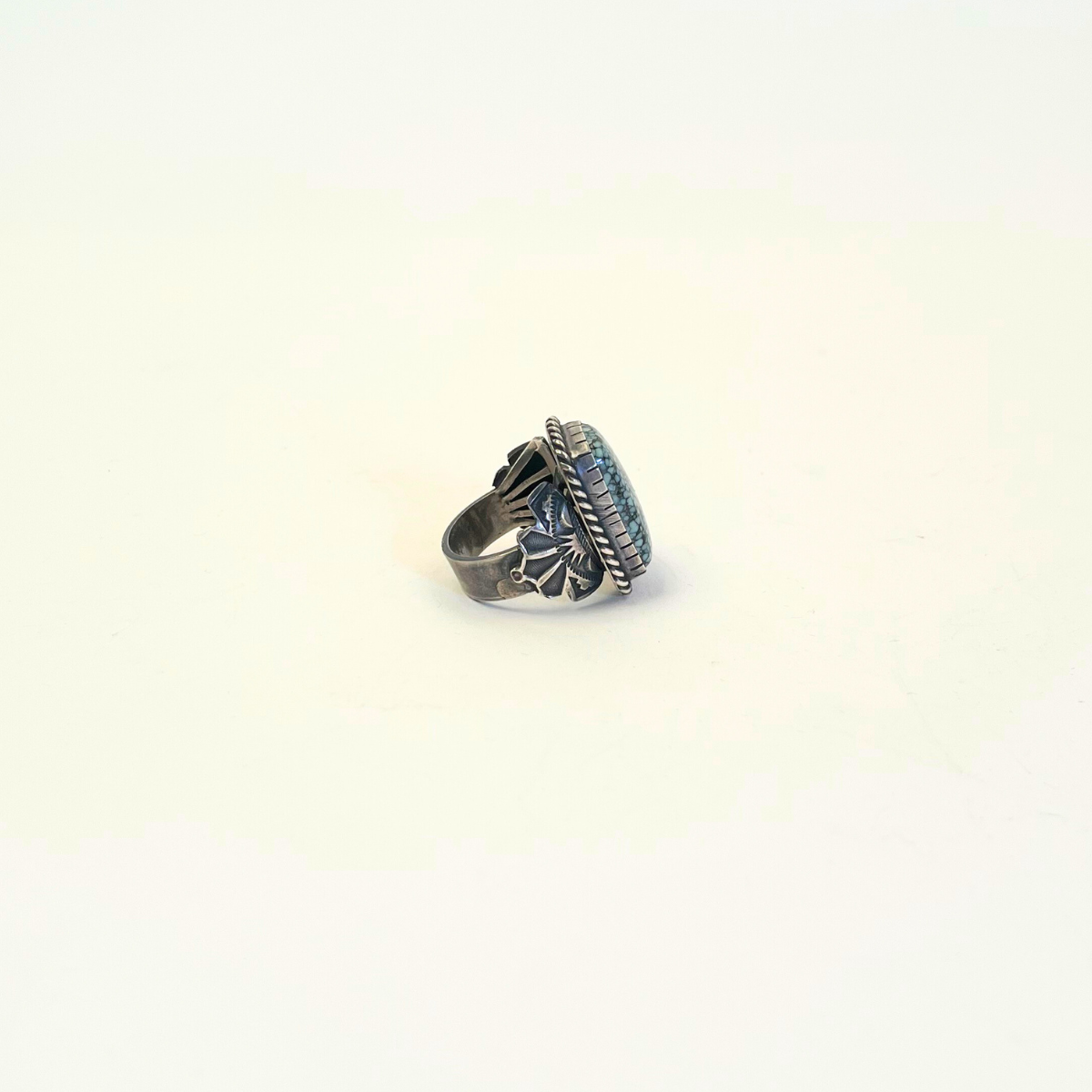 Geneva Ramone New Landers Turquoise Ring - Museum of New Mexico Geneva Ramone New Landers Turquoise Ring - Museum of New Mexico