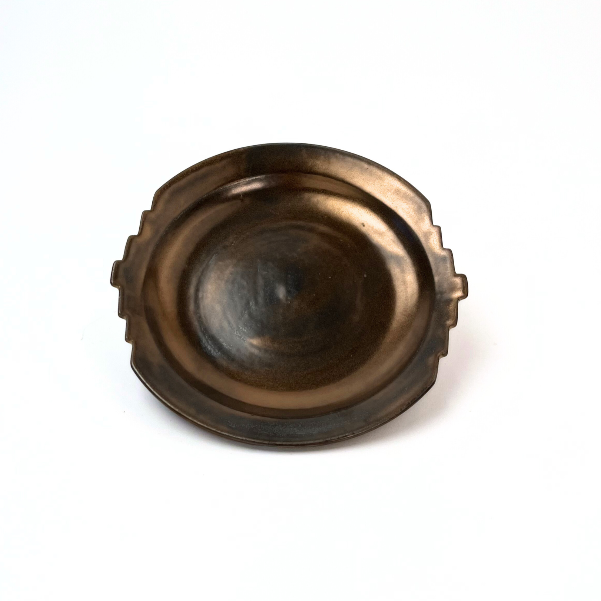 Jessica Wertz Bronze Cut Edge Shallow Bowl