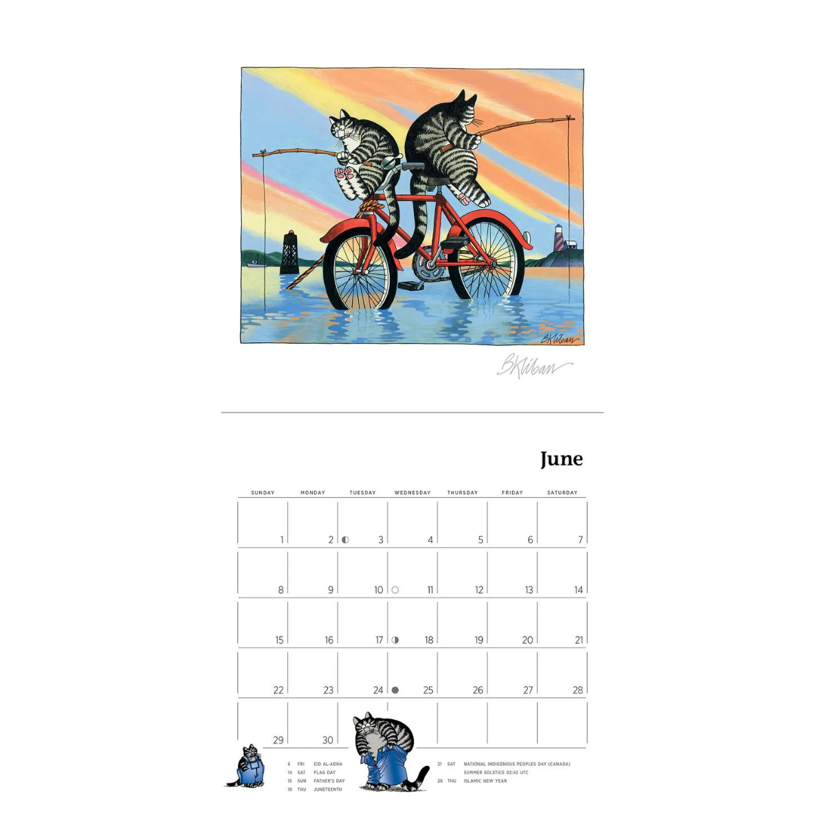 2025 Kliban Cat Mini Calendar