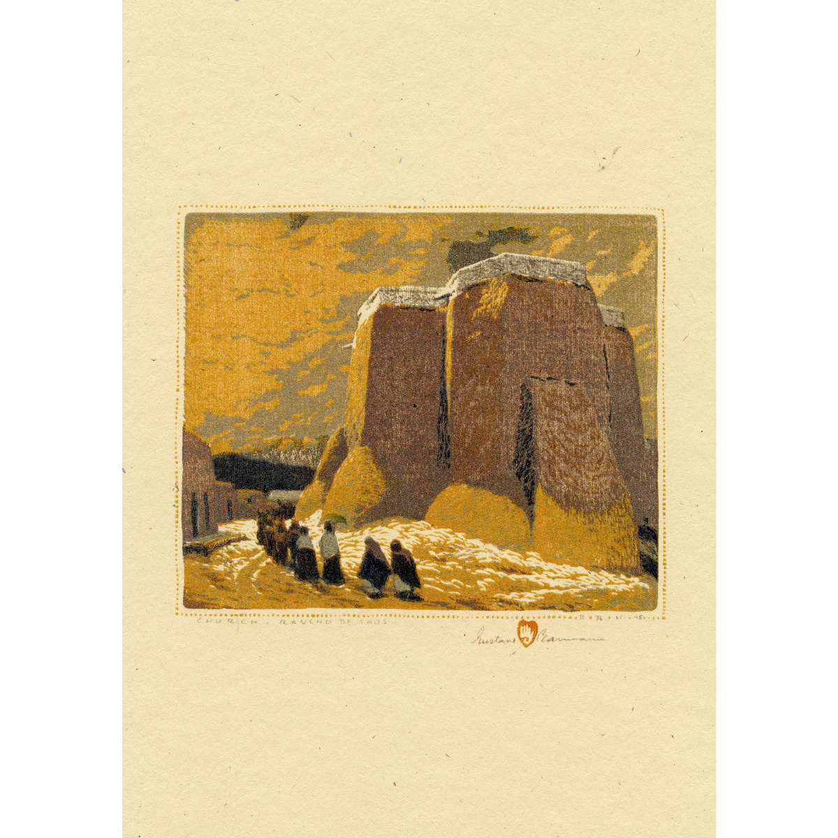 Gustave Baumann New Mexico Religious Card Set