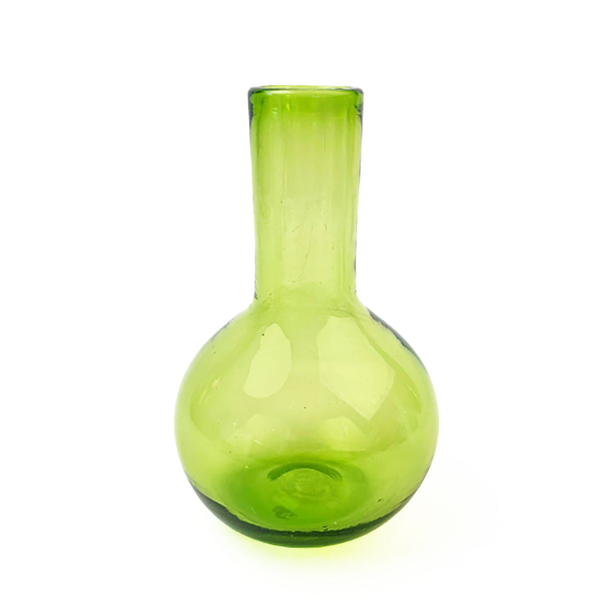 Handblown Lime Glass Carafe