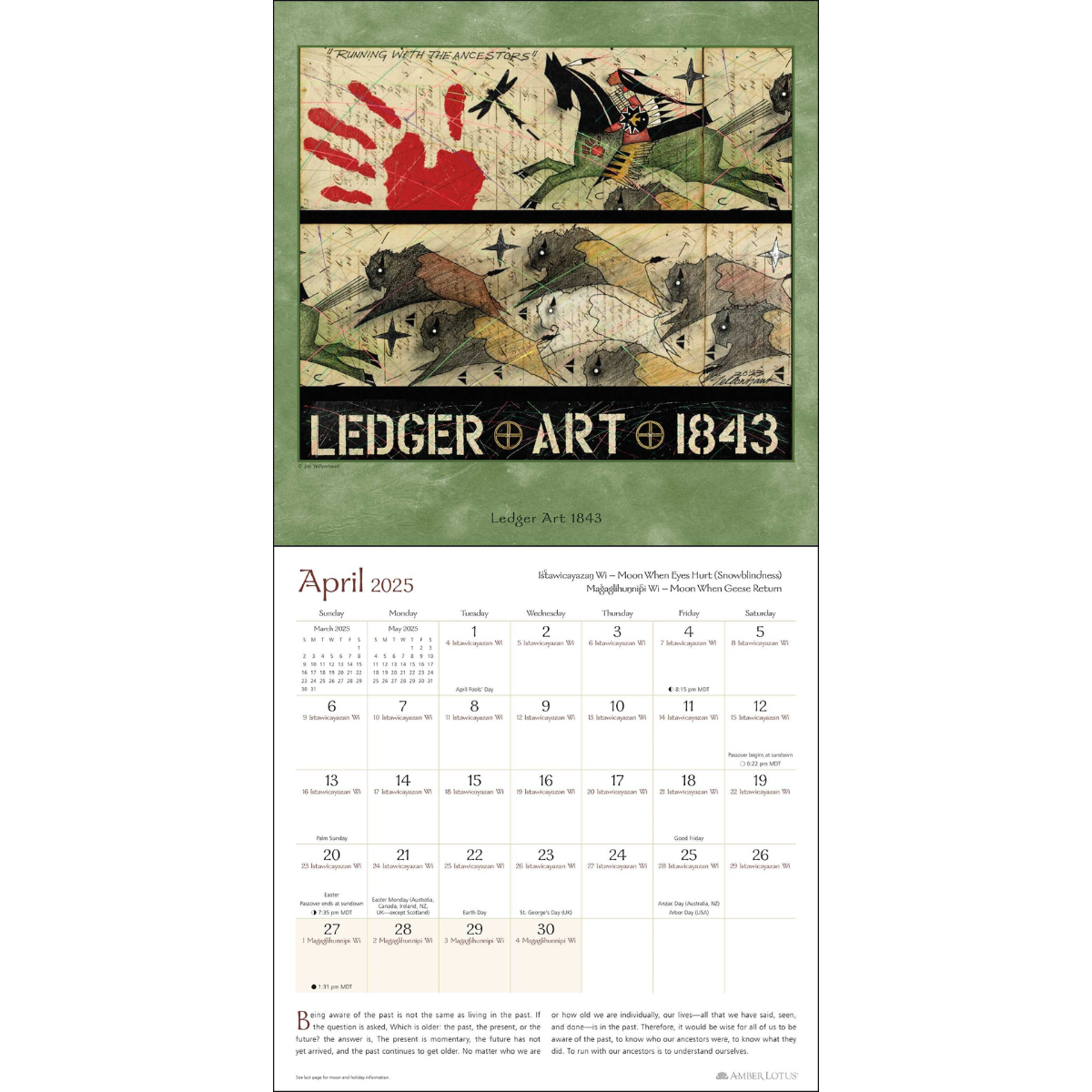 2025 The Lakota Way Wall Calendar