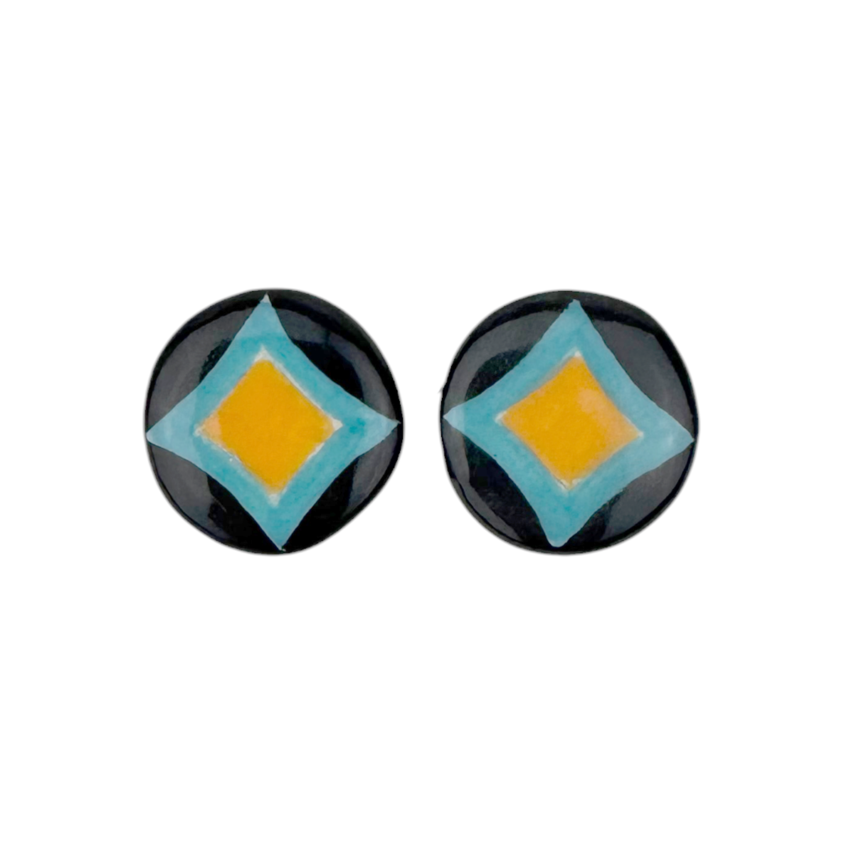 Pamela Messer Ceramic Earrings