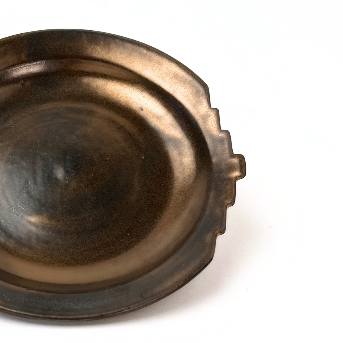 Jessica Wertz Bronze Cut Edge Shallow Bowl