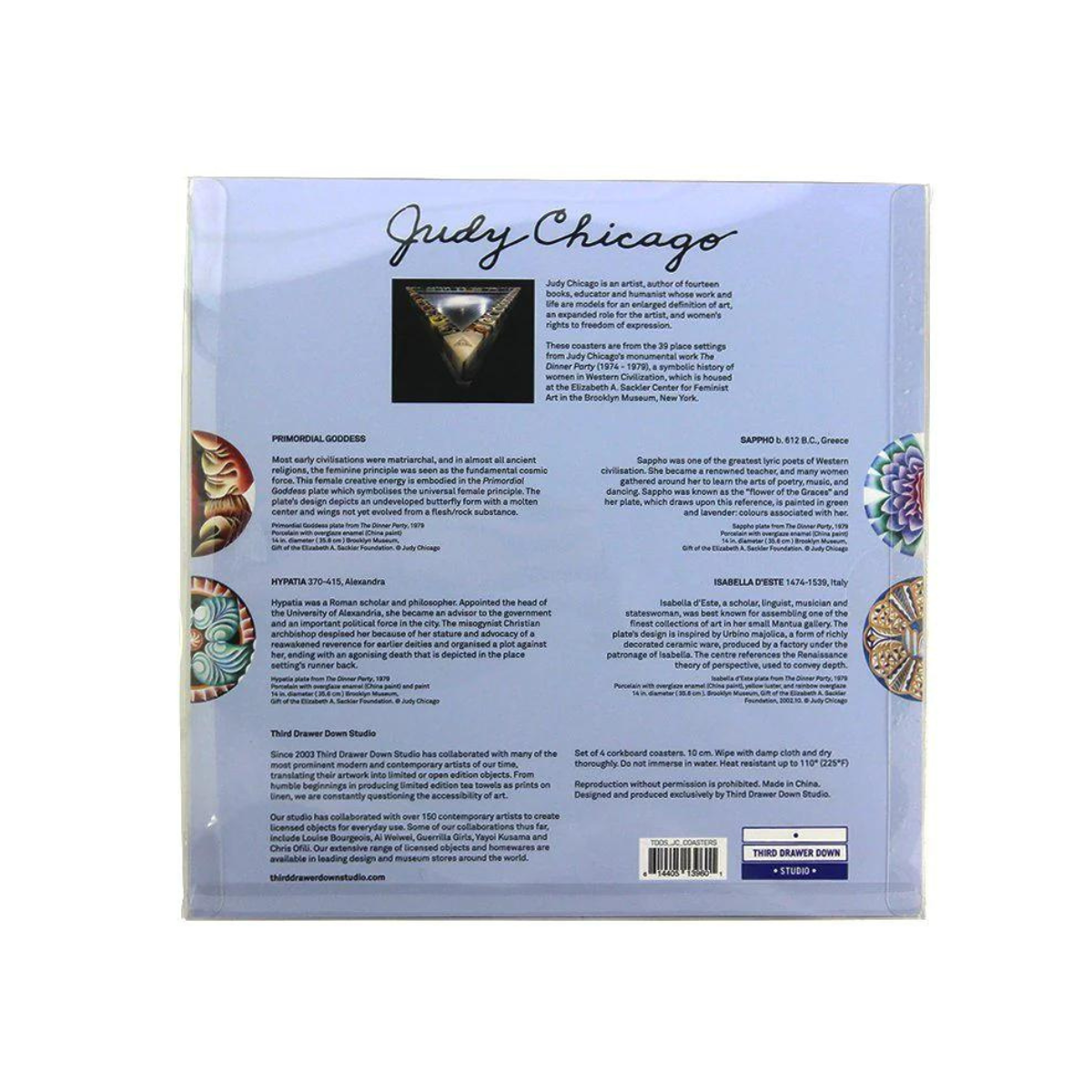 Judy Chicago The Dinner Party Coaster Set