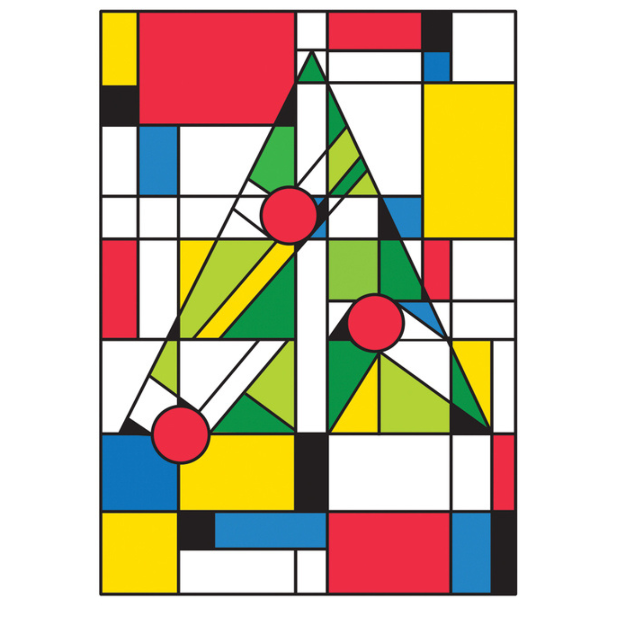 Mondrian Christmas Cards