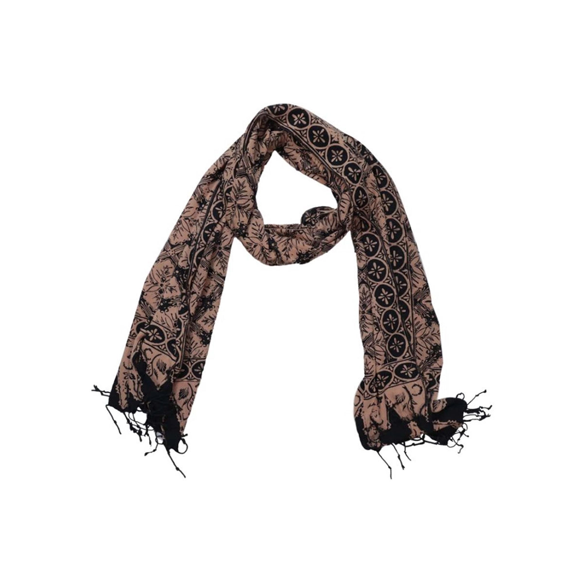 Brown Harvest Batik Scarf