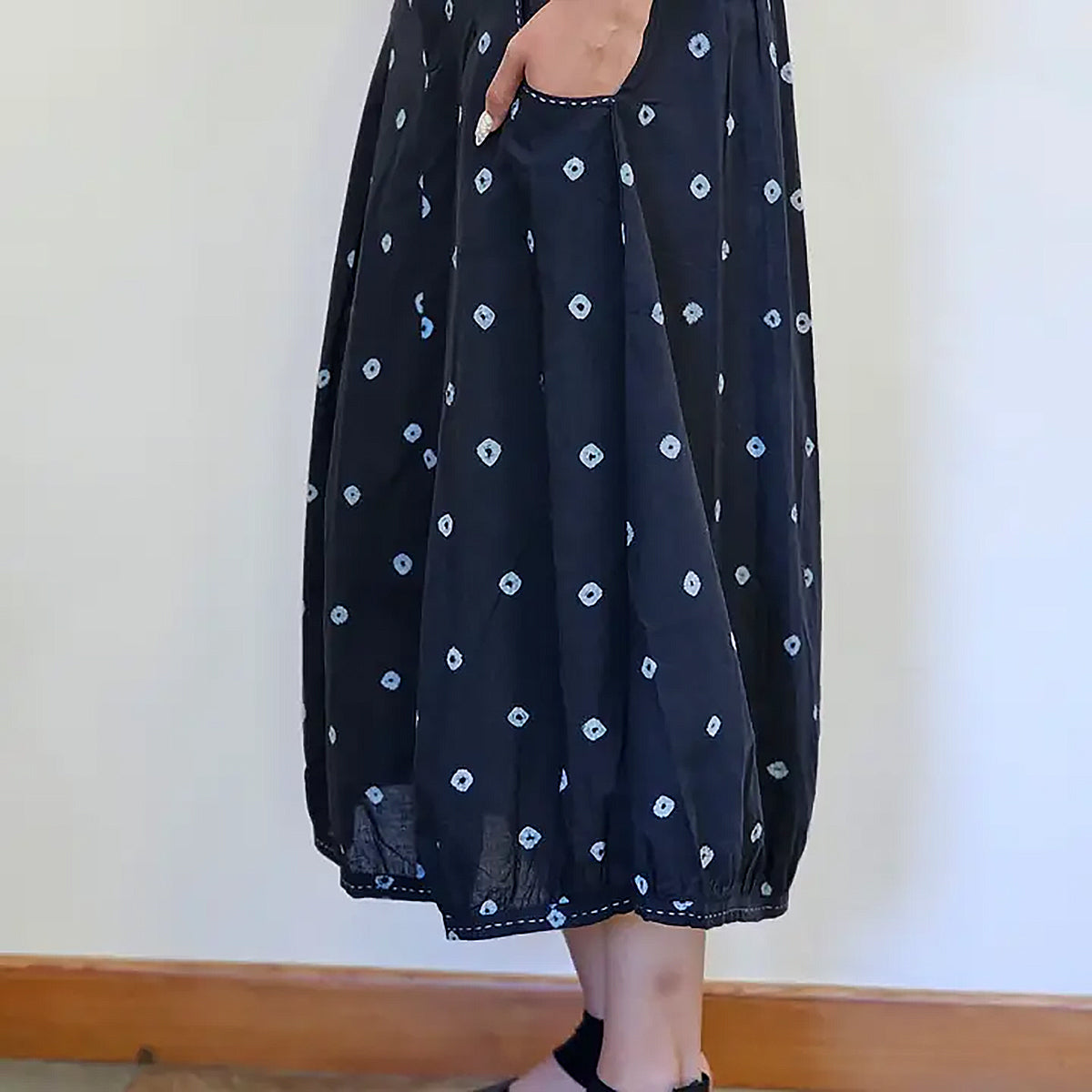 YAZA Hiroko Shibori Skirt