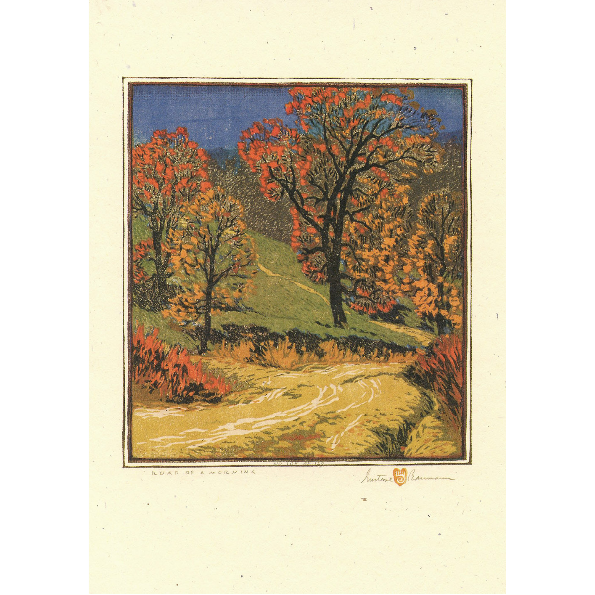 Gustave Baumann Trees Card Set