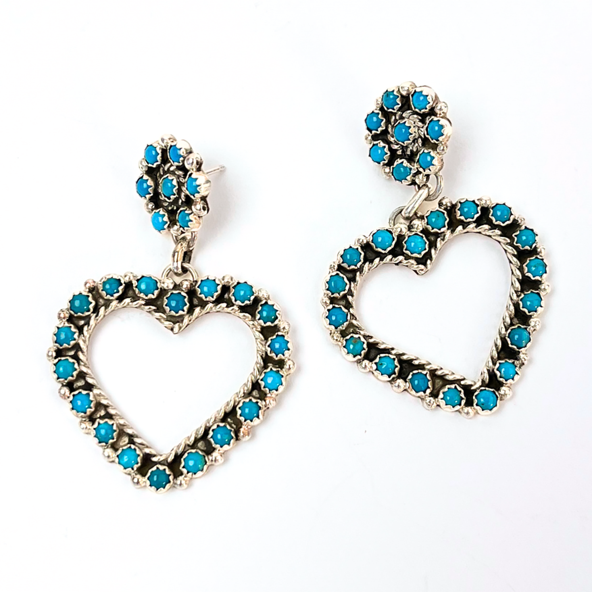 Falencia Yazzie Heart Earring