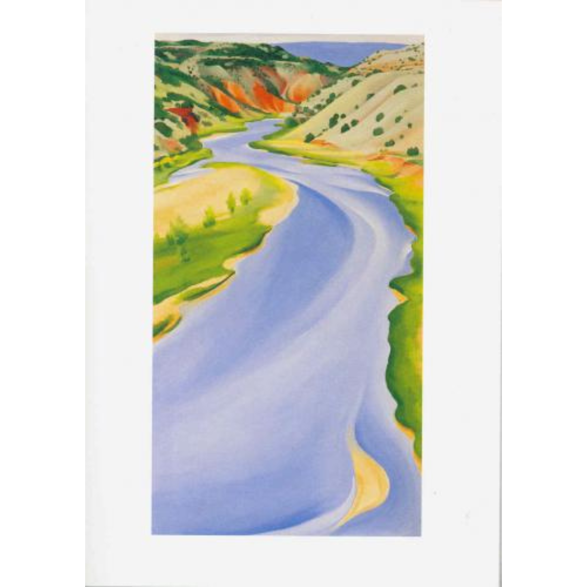 Georgia O&#39;Keeffe Landscapes Note Card Folio