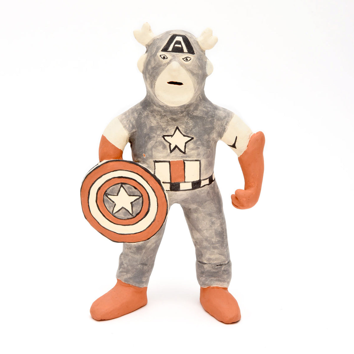 Martha Arquero Captain America Clay Sculpture